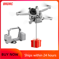 BRDRC 500M Airdrop System for DJI Mini 3/3 Pro Drone Fishing Bait Wedding Gift Deliver Thrower Lightweight Accessorise Load 100g
