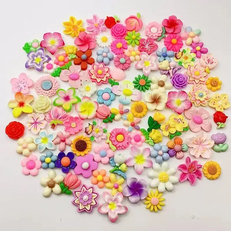 Resin flower fridge magnets - cute magnet photos for fixed gifts and presents
