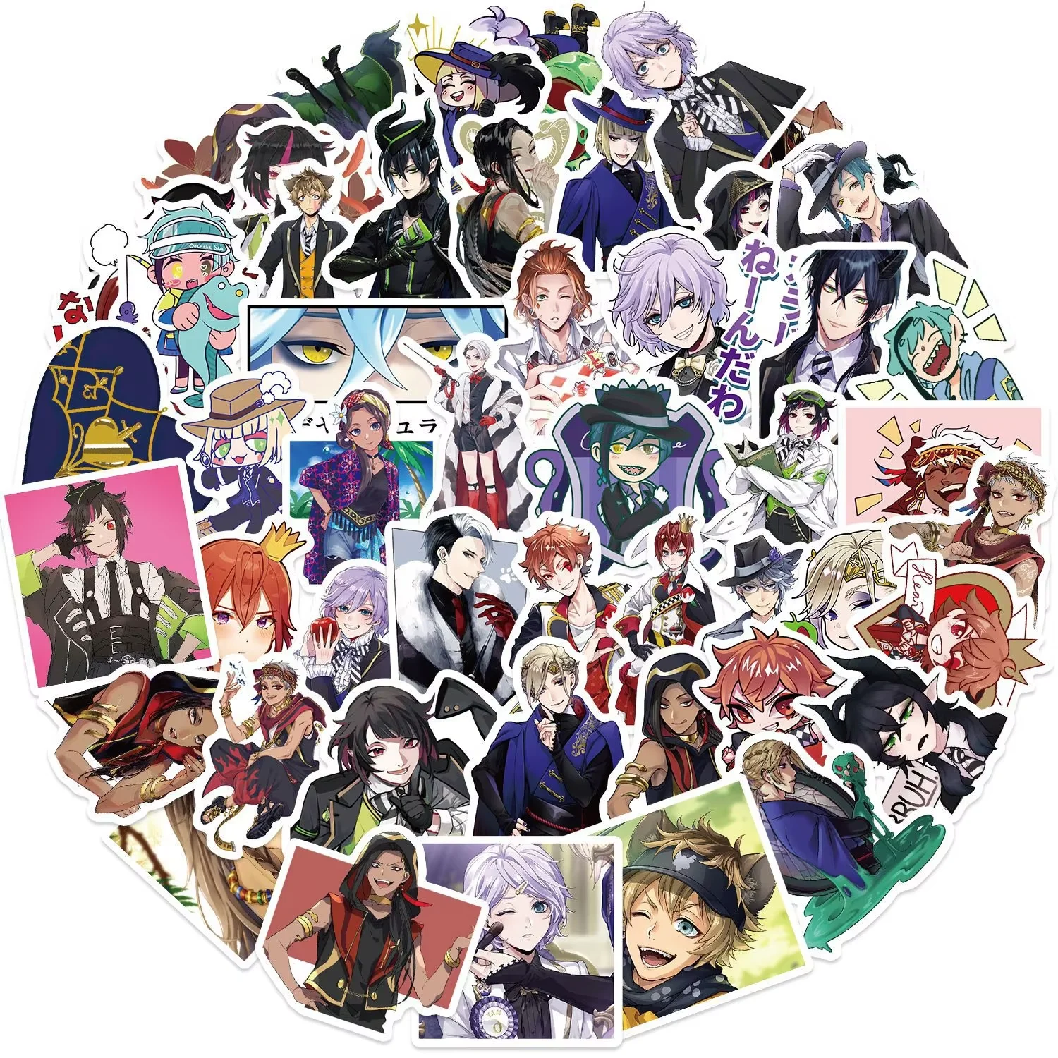 10/50PCS Disney Twisted-Wonderland Sticker Cool Game Cartoon Decal DIY Laptop Phone Guitar Skateboard Cup Car Classic Kid Toys