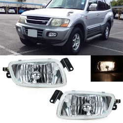 Car Front Bumper Fog Lamp Light For Mitsubishi Pajero Montero V73 V75 V77 2001 2002 2003  Foglight Foglamp