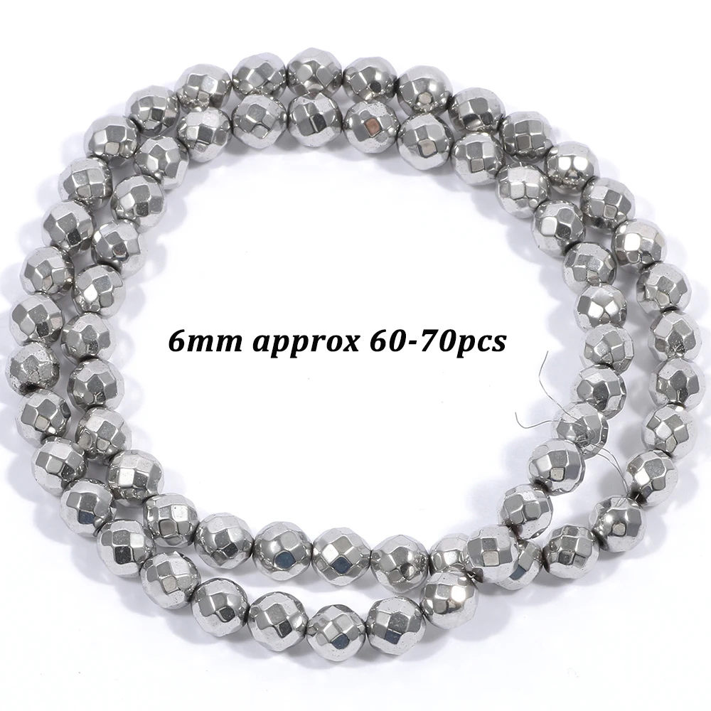 AAA+ Rhodium Hämatit Perle Natürliche Unregelmäßige Geometrische Säule Herz Stein Perlen Für Schmuck Machen Armbänder Halskette 15" zoll