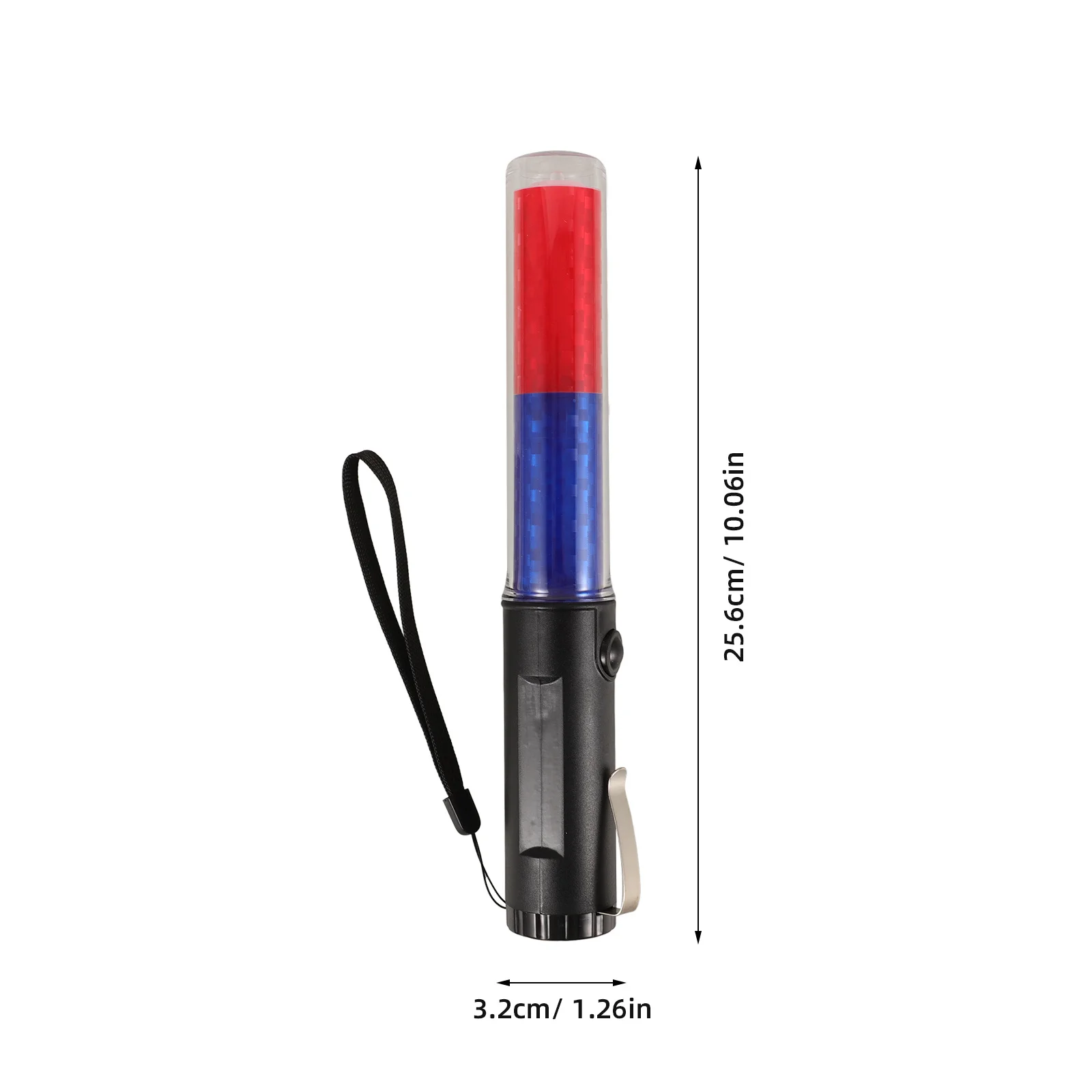 عصا مضيئة لحركة المرور LED لديكور الحفلات الموسيقية، عصا إشارة قابلة لإعادة الاستخدام، عصا سلامة العطلات