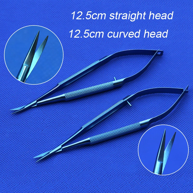 Titanium Tlloy Surgical Instruments Ophthalmic Microsurgical Dental Instruments Needle Holders + 11.5cm Scissors +Tweezers