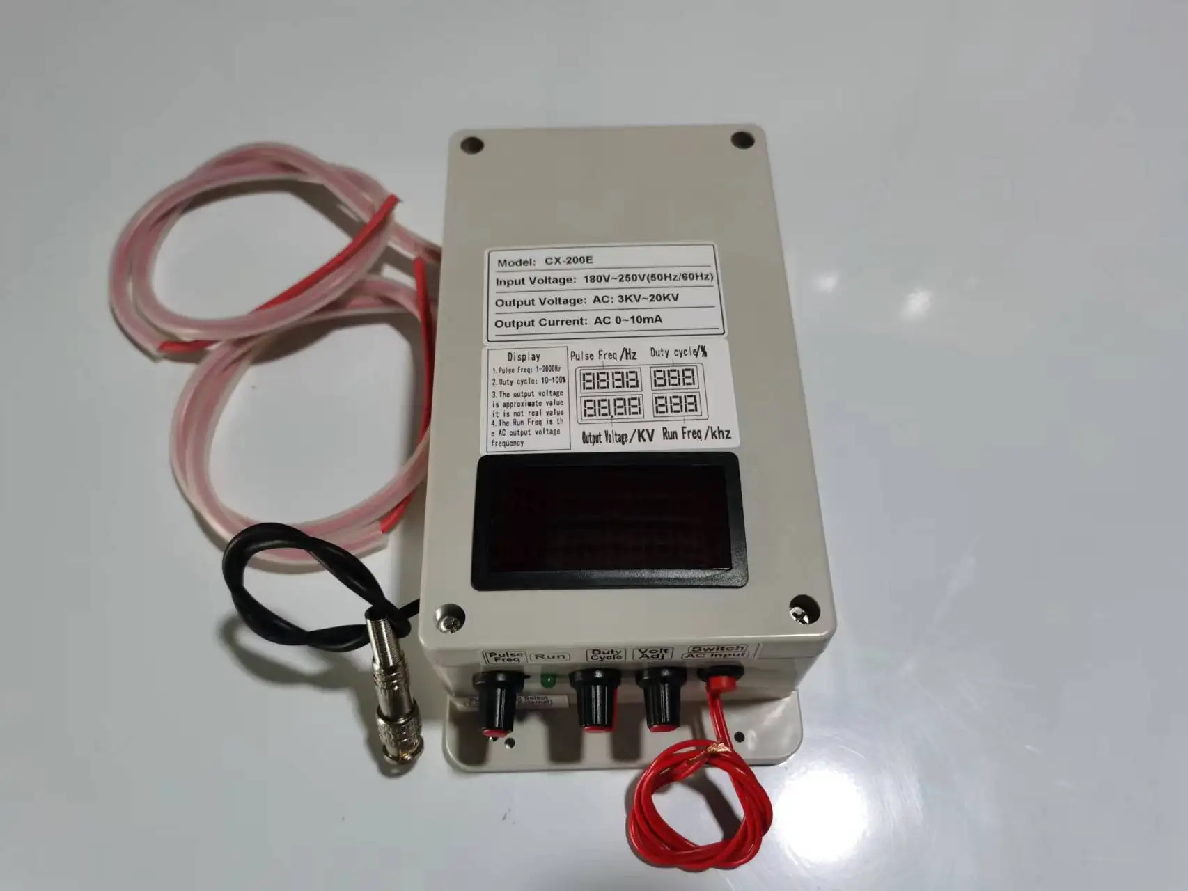 Imagem -05 - Fonte de Alimentação ac Alta Tensão 3kv 20kv Saída ac Alta Freqüência Ionização Eletrostática Pulverização Dbd 23khz80khz