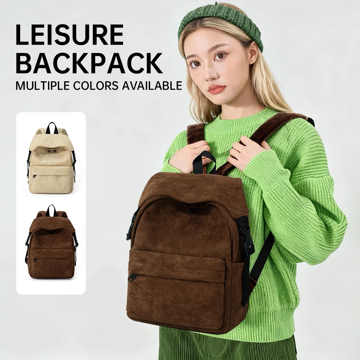 

Women's Backpack 2025 New Model Ladies' Sports Travel Bag Waterproof Lightweight School Bag High-End Shopping Commuting Backpack for College Students Attending Classes