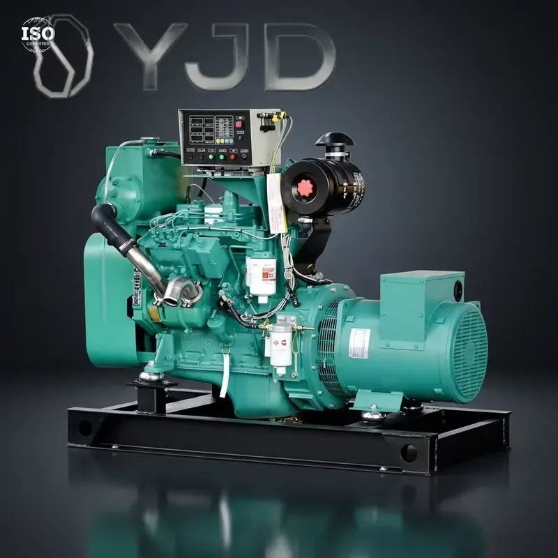 Marine 20KW 25KW 30KVA    Diesel Generator Three Phase 50/60Hz Open Portable 480V ATS Backup Silent Genset CE