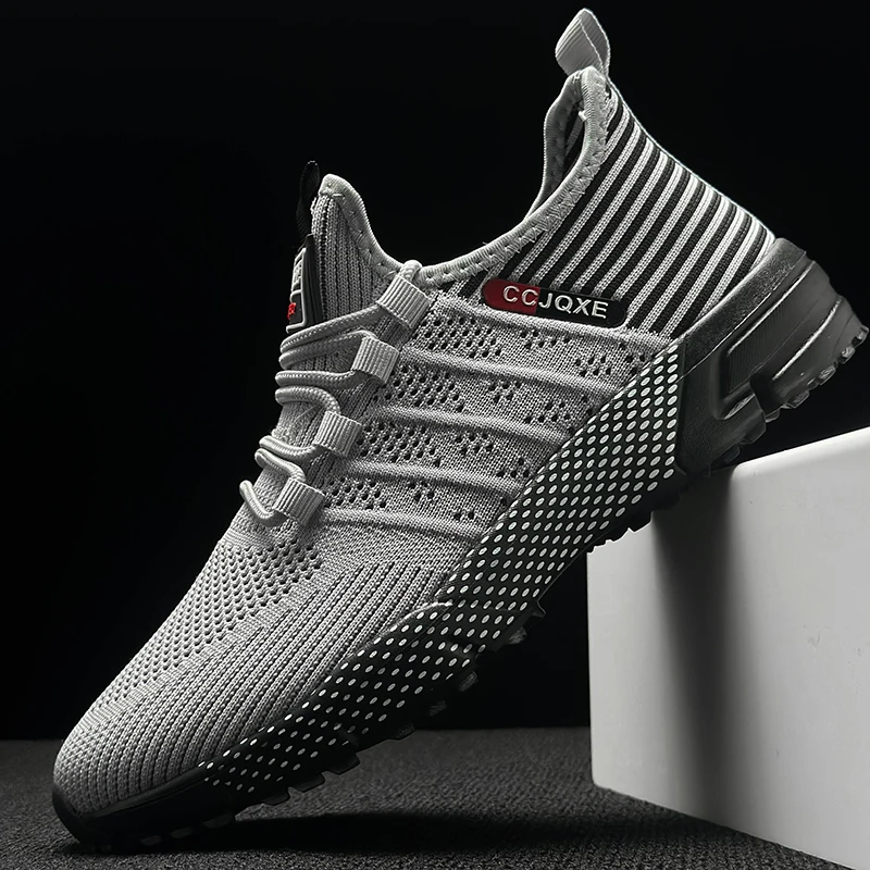 YRZL Herren-Laufschuhe, leicht, atmungsaktiv, für Fitnessstudio, bequeme Sportschuhe für Herren, Outdoor-Sportschuhe
