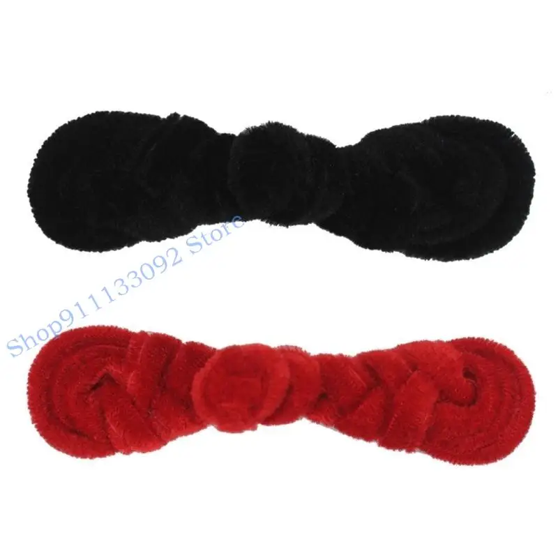 H9ed 5pairs Handmade Sewing Stables Cheongsam Pipa Buttons DIY ملابس الملابس التقليدية إكسسوارات الملابس الصينية التقليدية
