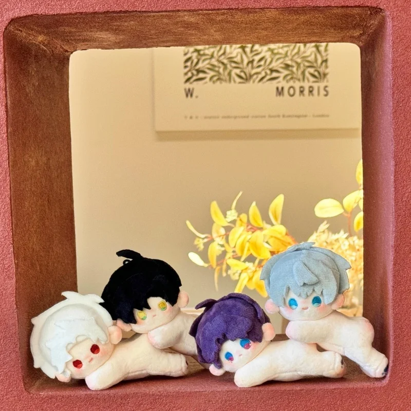 애니메이션 러브 앤 딥스페이스 실루스 라파엘 자인 자비에르 코스프레 만화 플러시 10cm 누워있는 면 인형 마우멧 장난감 인형 선물