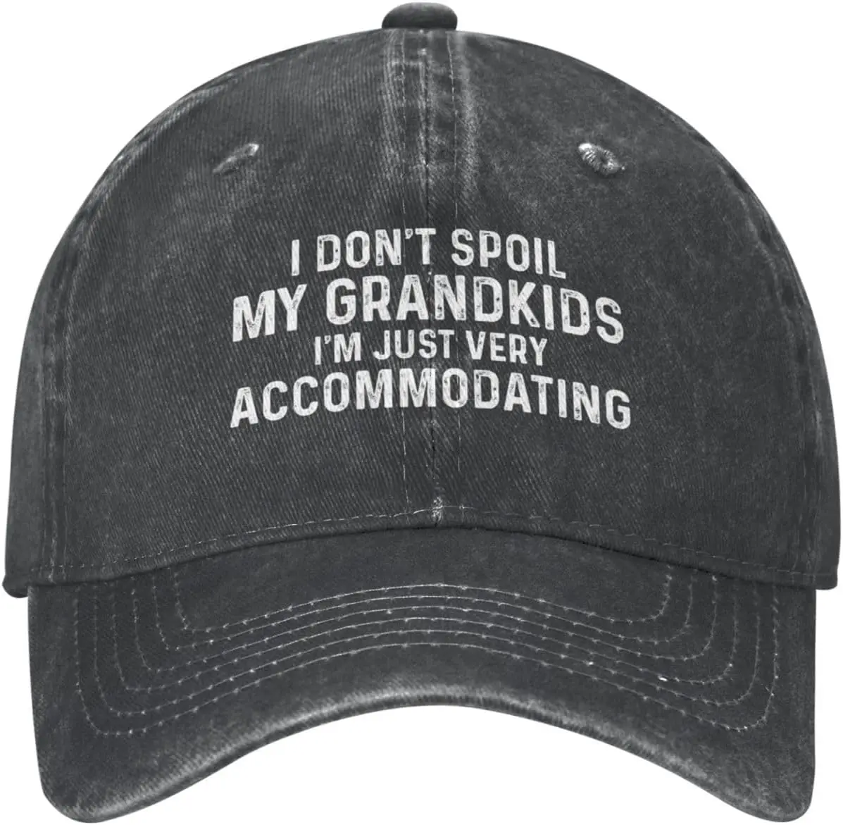 I Don't Spoil My Grandkids I'm Just Very Accommodating Cap Men Baseball Hat Cute Caps