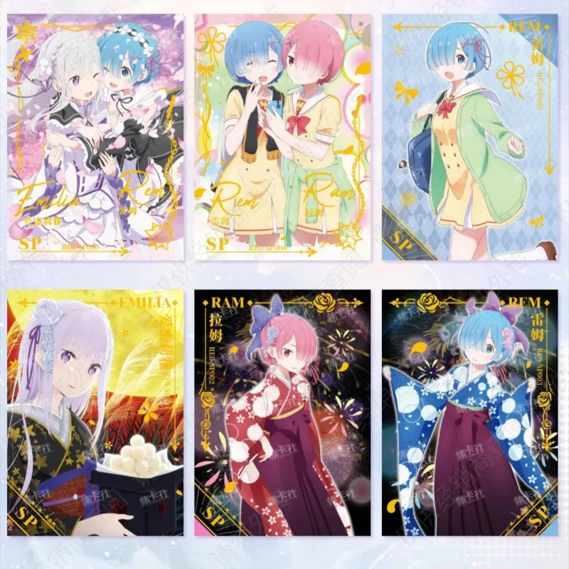 Collectible Card Society Re: Life in Another World From Zero Commemorative Edition Collectible Card Anime Gift Game