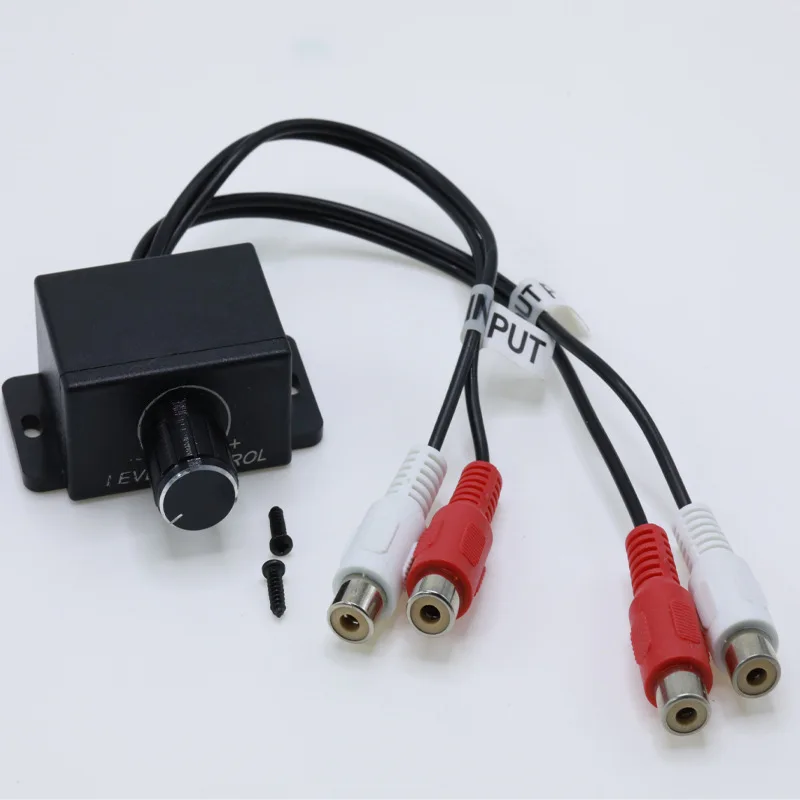 Durable Car Speaker Amplifier Bass RCA Level Remote Volume Control Knob LC-1 Universal Amplifier Volume Regulator