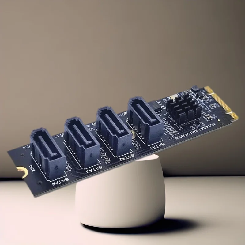 

Карта расширения M.2 M-Key PCI Express в SATA 3.0 ASM1064, карта-конвертер набора микросхем, поддержка OS/Windows/Linux, 6 Гбит/с, 4 порта SATA