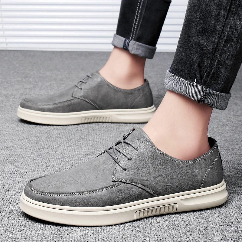 

Casual gentleman men's leather shoes Men Comfortable driving Men'sCasual Shoes Brand Man Comfortable wedding party shoes