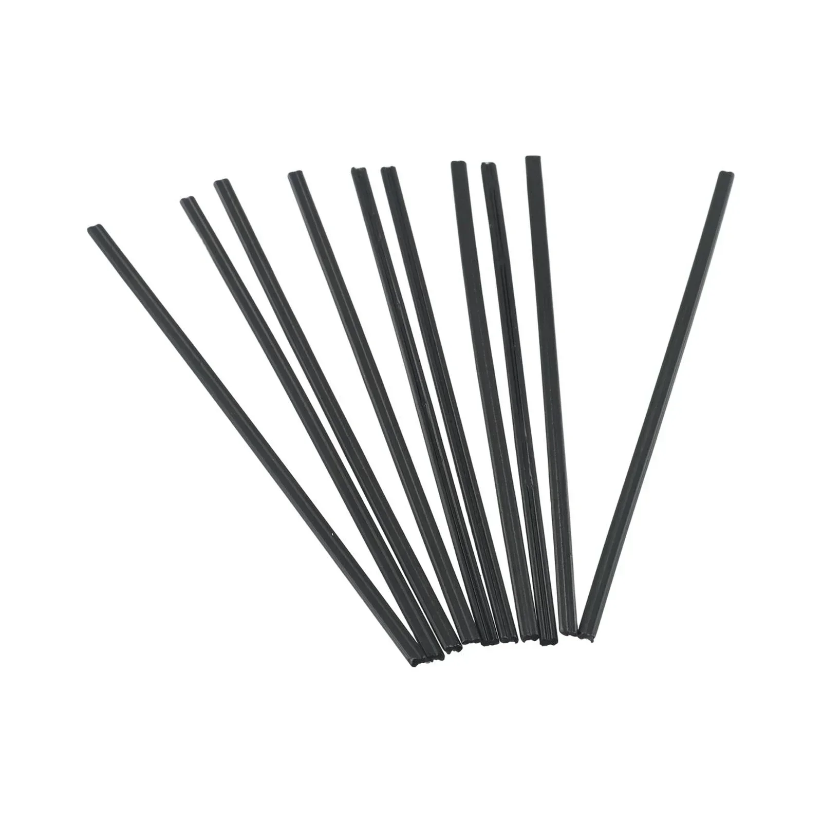 10pcs 20cm Plastic Welding Rods Black PP/ABS/PVC/PE Welding Sticks Plastic Welder Gun Car Bumper Repair Welding Supplies