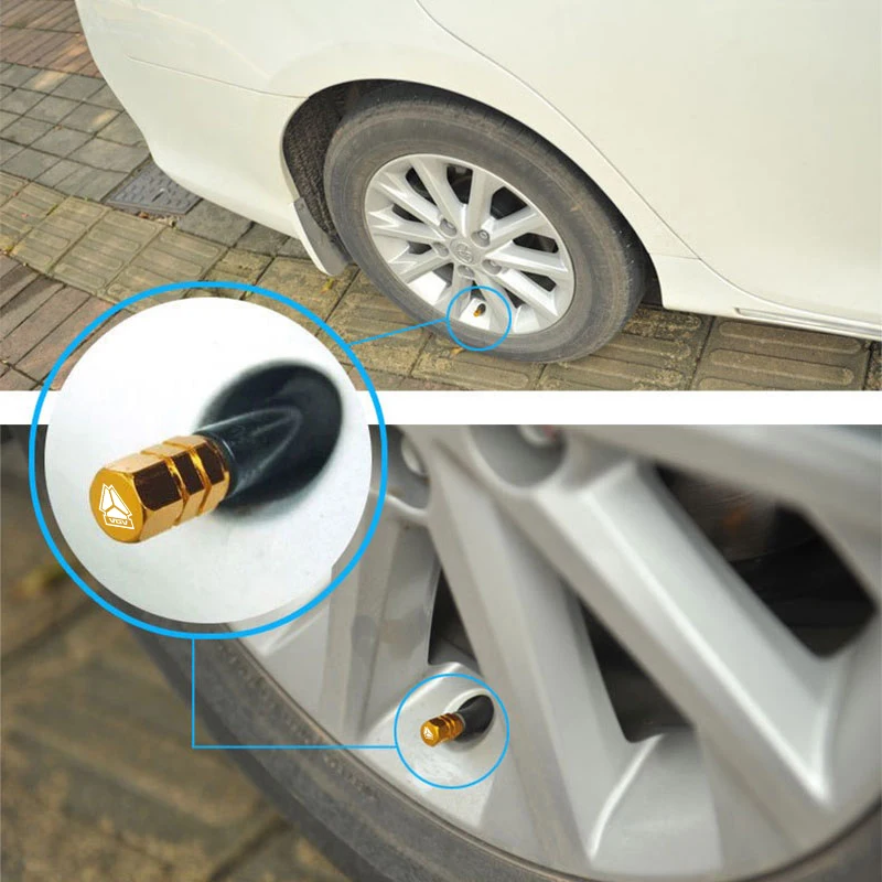 غطاء صمام الإطارات السداسية ، أغطية الغبار ، جذع التصوير المقاوم للسرقة ، عجلة دراجة نارية السيارة لملحقات VGV VX7 U70Pro U75PLUS U75 TX7