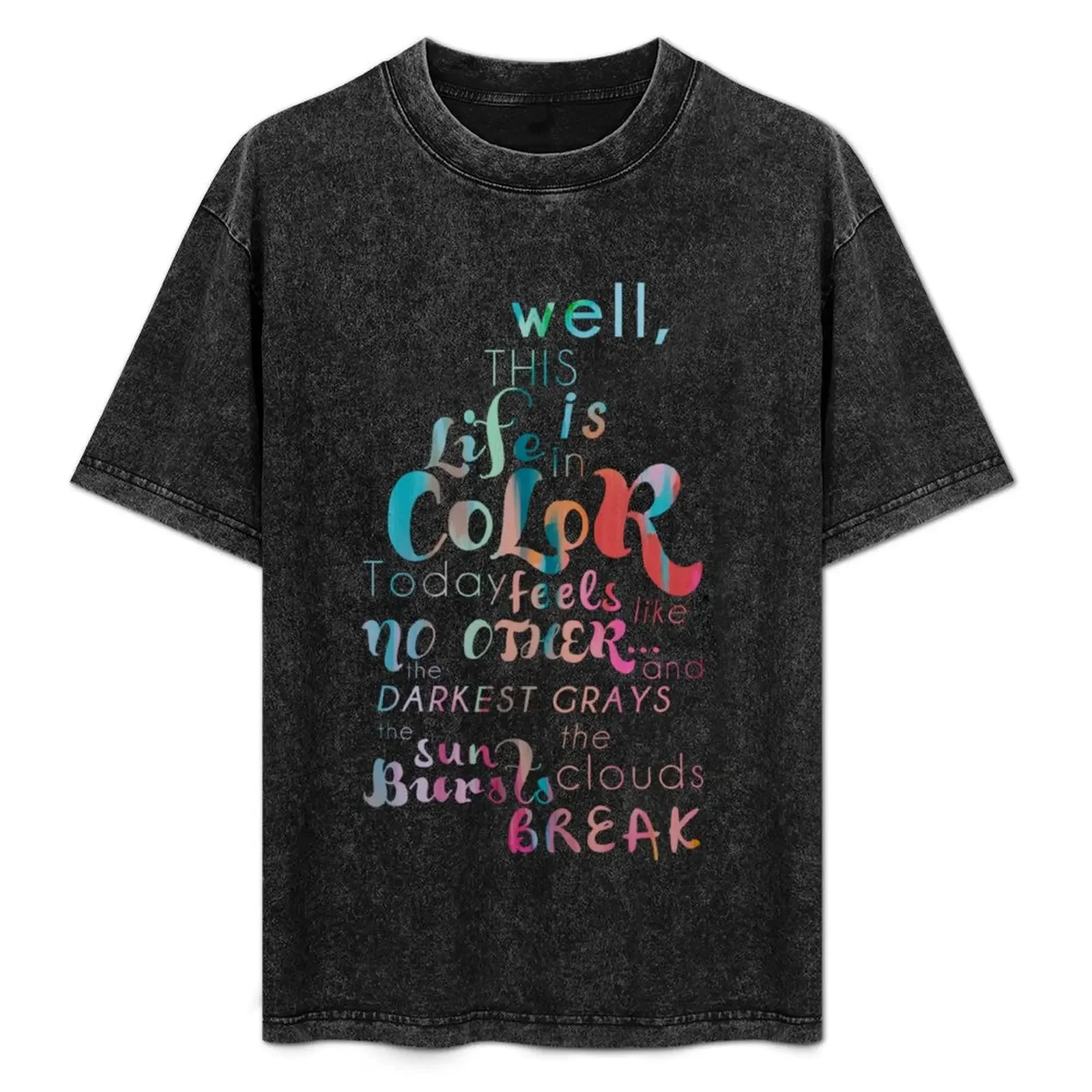 

Life in Color T-Shirt Quick Dry Outdoor Sports T-Shirt