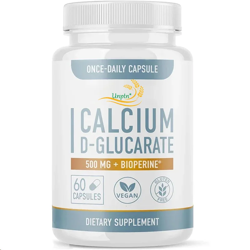 D-calcium Gluconate, Used For Liver Detoxification And Cleansing || Non Gmo, Calcium Gluconate -60 Capsules