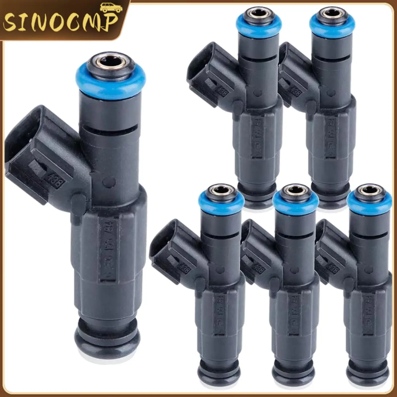 

6 шт. топливных форсунок 0280155784 для Jeep Cherokee, Grand Cherokee, Wrangler, Dodge Ram 1500, 2500, 3500 (1999-2004), запчасть для двигателя