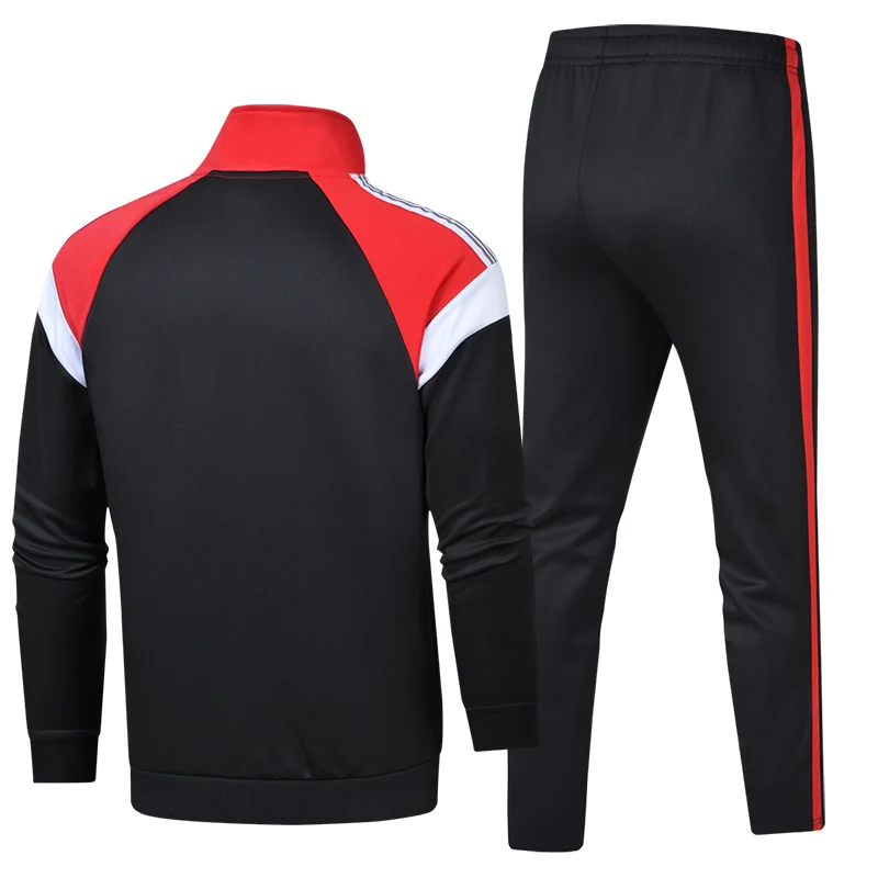 New Men's Sportswear Suit Fashion Design Tracksuit  2 Pieces Suits Coats+Sweatpants Male Casual Sports Set Running Clothing