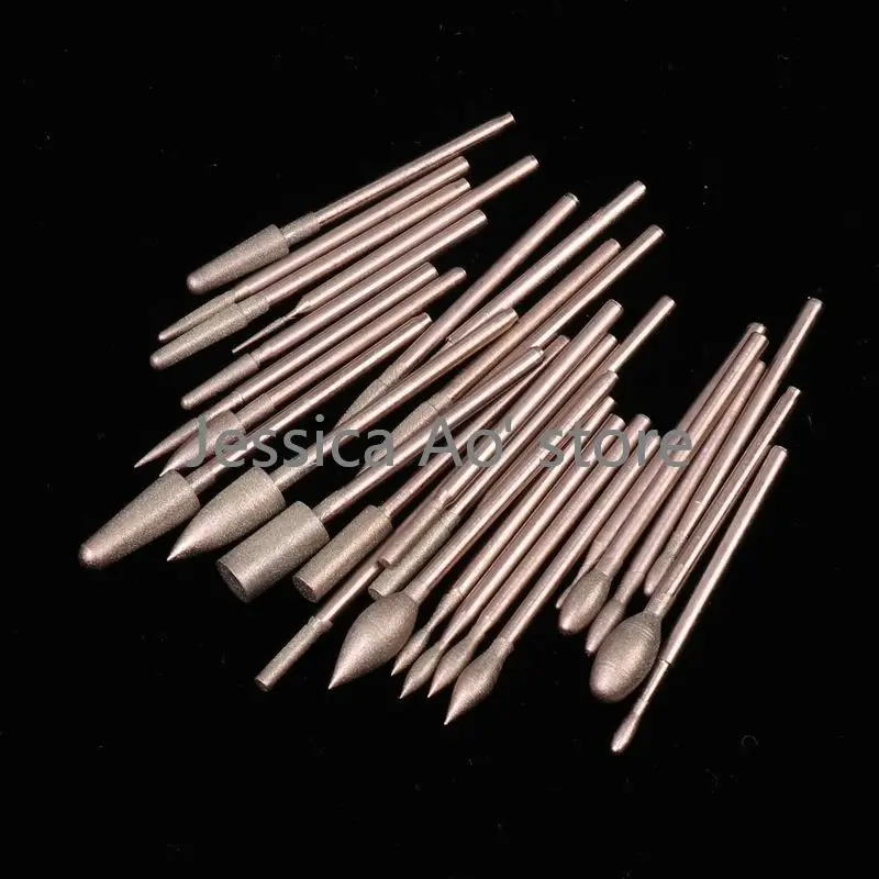 

30pcs 400 Grit Dremel Bits Jewellery Smoothing Sanding Burnish Tool Jade Carving Tools Polishing Head Peeling Grinding Heads