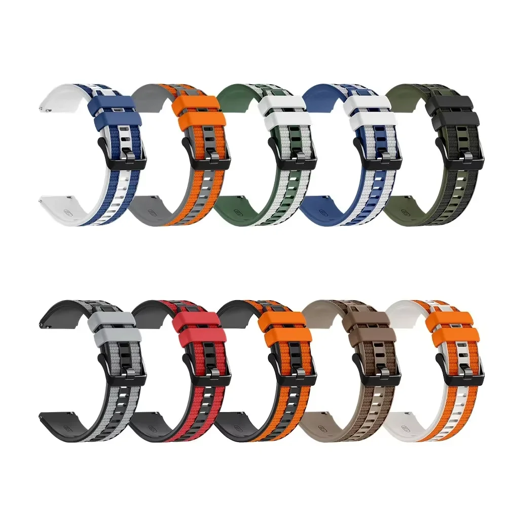22mm Official Silicone Strap For Huawei Watch 5 GT7 Pro GT6 Pro GT7 6 5 4 46mm Wristband For Huawei Watch Ultimate 2 GT Runner 2