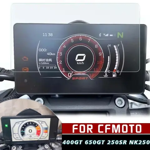 CFMOTO 250SR NK250 NK 250 400GT 650GT 400 650 GT 2022 오토바이 스크래치 클러스터 스크린 대시 보드 보호 장비 필름
