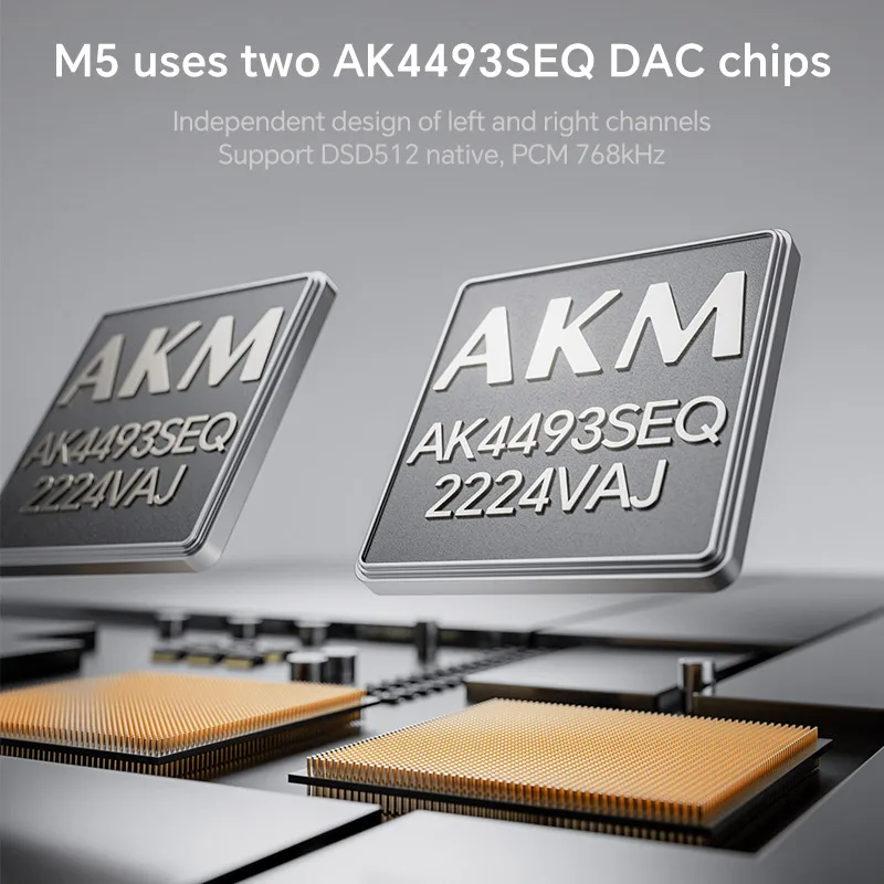 سماعة رأس TempoTec MARCH V-M5 USB بلوتوث DAC والفئة A AMP، محوري، SPDIF بصري، 4.4BAL، 6.35PO خارج.PCM768 كيلو هرتز، DSD512