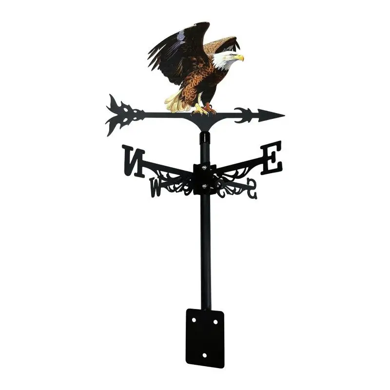 

Ветроуказатель в виде орла, ретро-декоративный индикатор направления ветра, вращающийся ветроуказатель для крыльца, двора, газона, сада