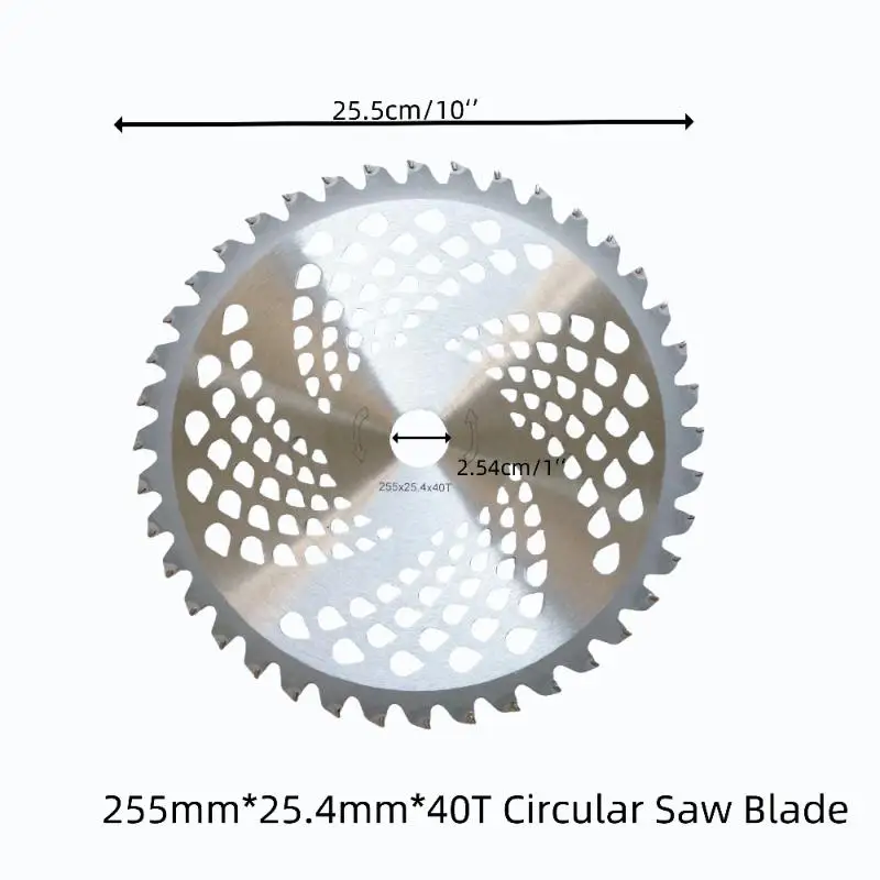芝刈り機用高品質草刈りヘッド（40/60歯）：完璧な草刈り機アクセサリー