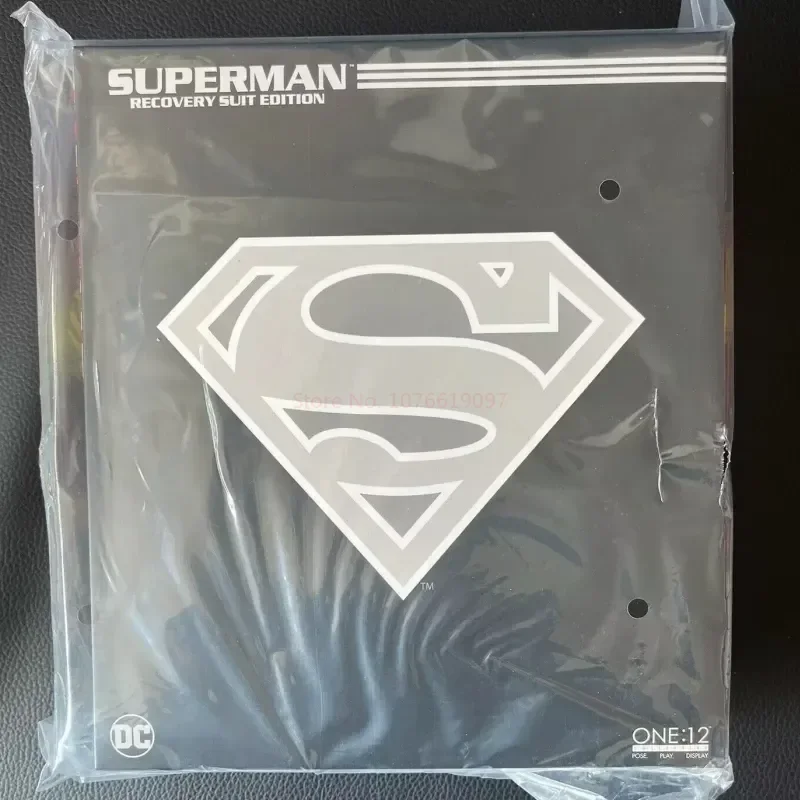 In Stock Mezco Ant One: 12 Dc Comics Superman Replica Black Super Gift