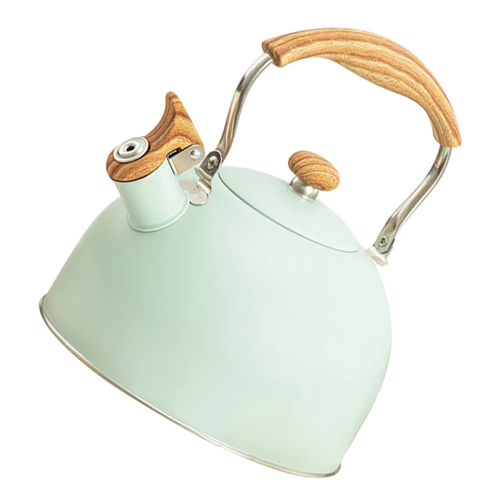 

Whistle Kettle Stylish Coffee Teakettle Stainless Steel Household Water Boiling Portable Folding Handle Healthy Hygienic Food