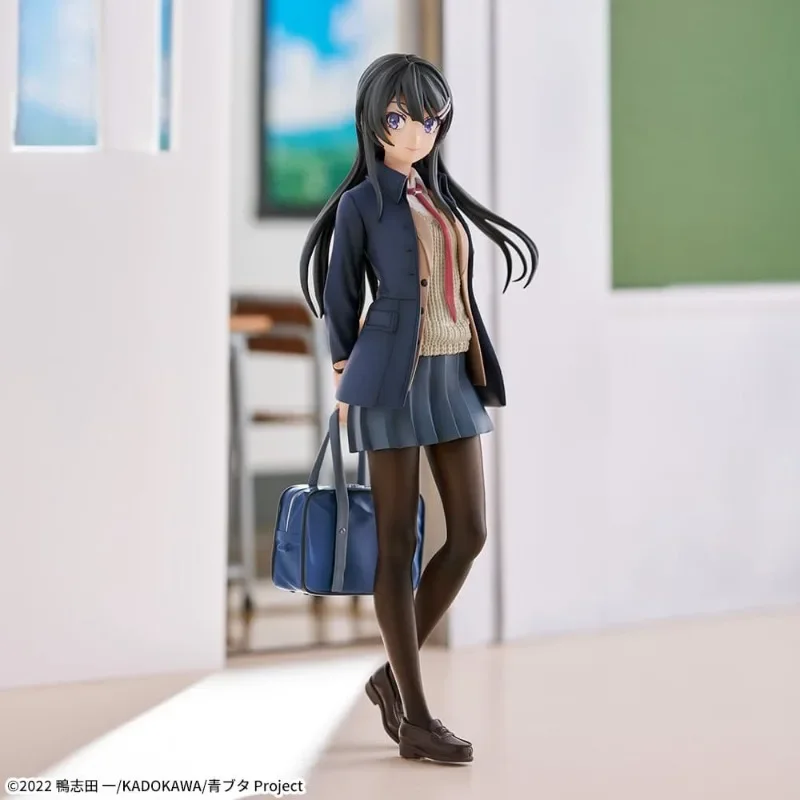 SEGA Original Genuine Seishun Buta Yarou Wa Odekake Sister No Yume O Minai Sakurajima Mai Luminasta 18cm Model Toy Figures Gift