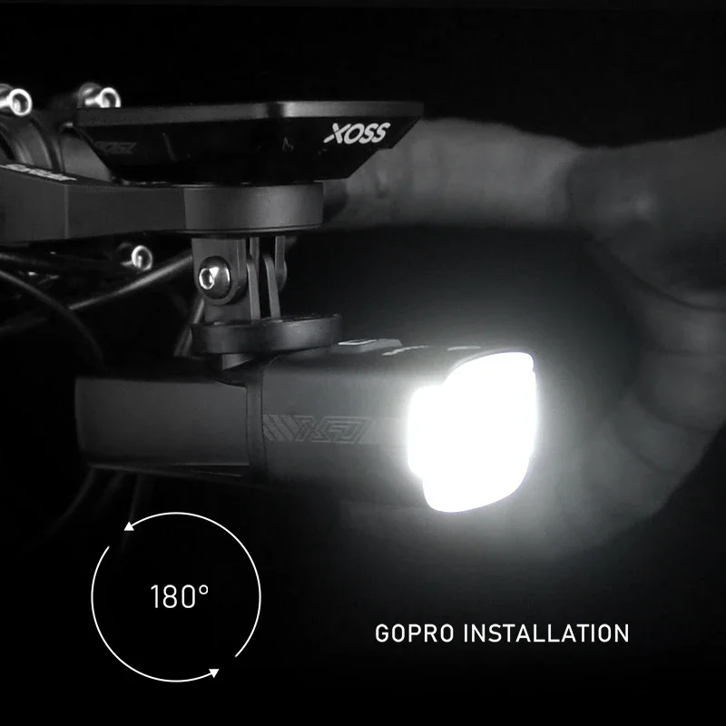 CYCLAMI X7 Bicycle Headlight 1000 Lumens Replaceable Battery Cycling Front Lights Big Capacity IPX6 Waterproof