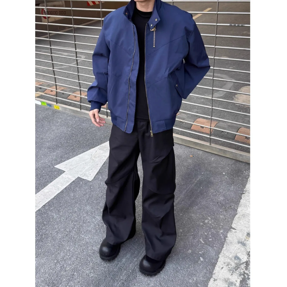 

GMCS American Street Sle Flight Jaet CleanFit Лоскутная вышивка Воротник-стойка и верхняя одежда Модный летний полиэстер ...