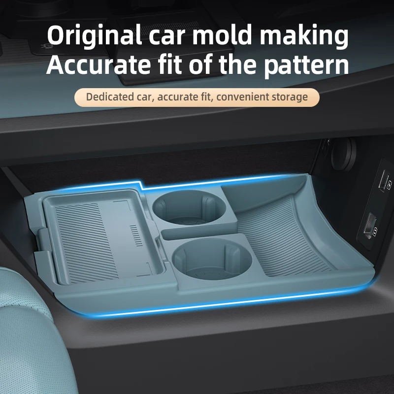 FOR JETOUR T1 2025 Center Console Armrest Storage Box Central Lower Organizer‌ Tray Car Accessories
