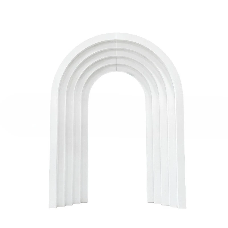 

Arch wrought iron background decoration