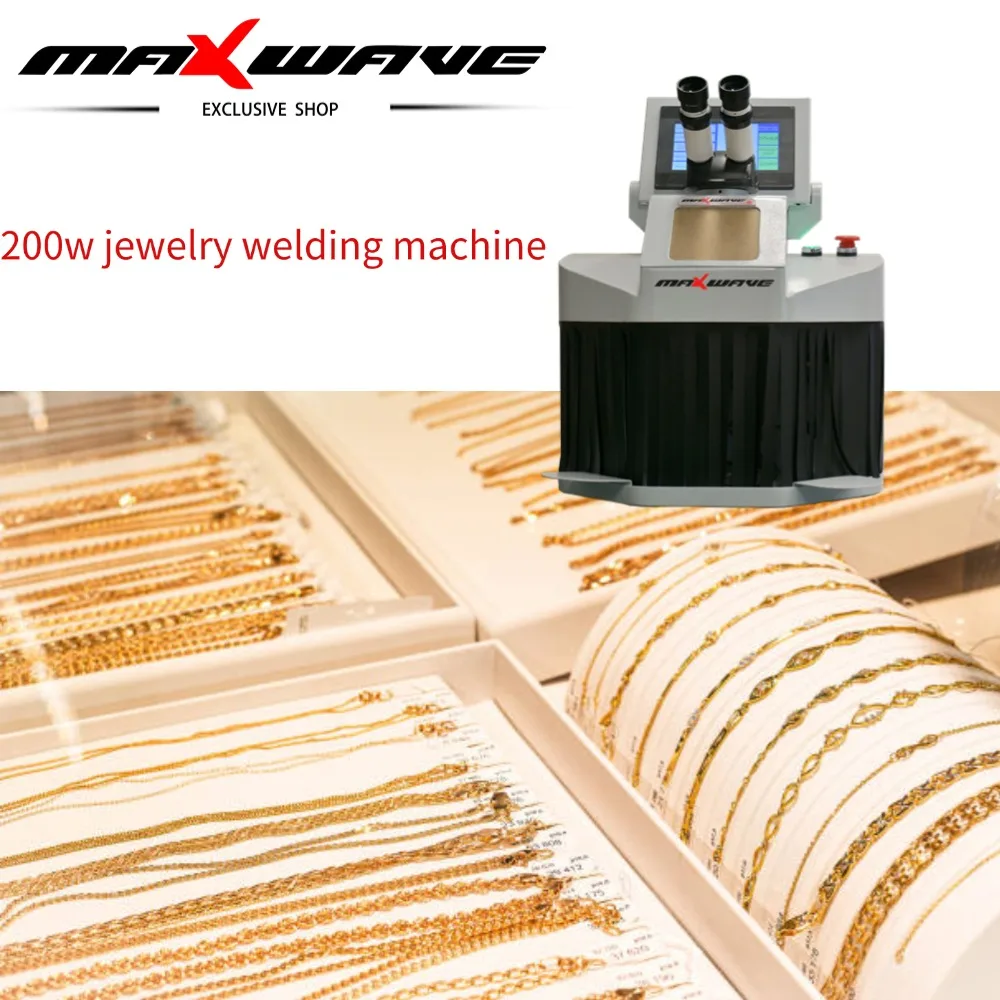 

Jewelry Laser Welding Machine Maxwave 7Inch YAG Fiber Laser Welder For Gold Silver Jewery jewelry laser welding machine 110 powe