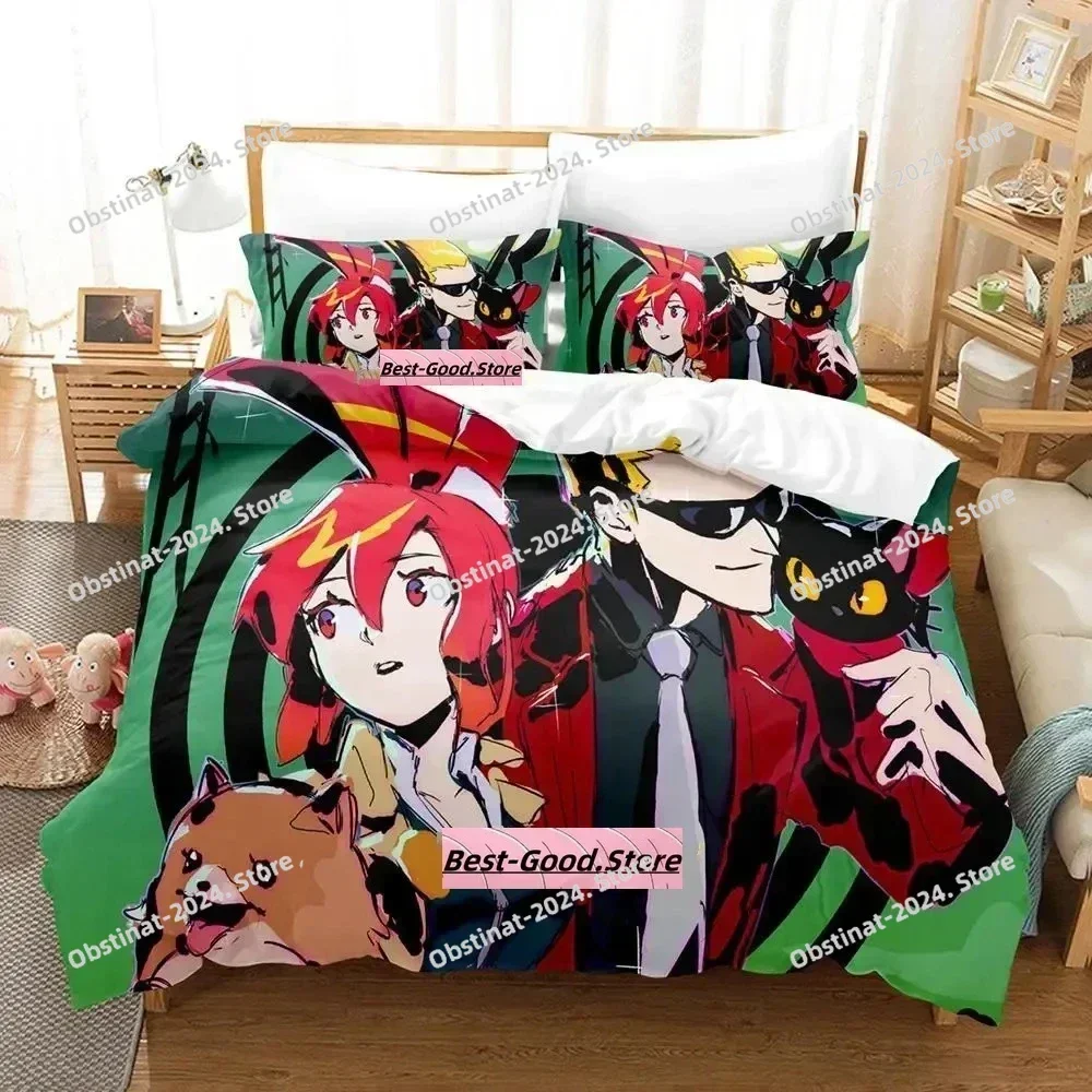 Game Ghost Trick Bedding Set Printed With Pillowcase Bed Duvet Cover Soft Single Double Queen Super King Size Adult Kid Bedroom