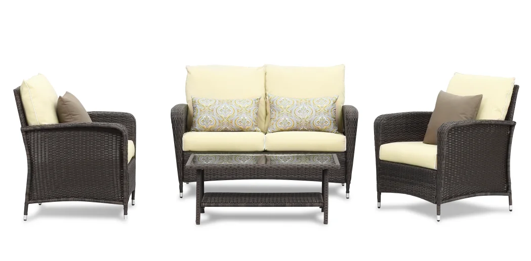 OR-2020 Promotion Casual Leisure Ways Outdoor Wicker Furniture Set Plastic Rattan for Home Garden for Living Room and Courtyard!