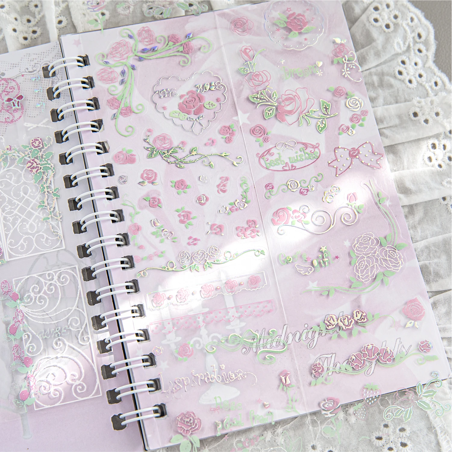 JIANQI Rose Garden Pita Pereka - Label Printer Tape ulasan dan harga
