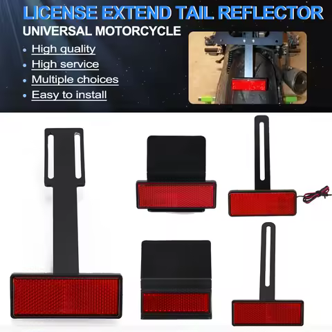 For Honda CBR 900 954 RR 1000 CBR650R CBR600RR CBR600F CBR929RR Motorcycle Accessories Rear Plate License Extend Tail Reflector