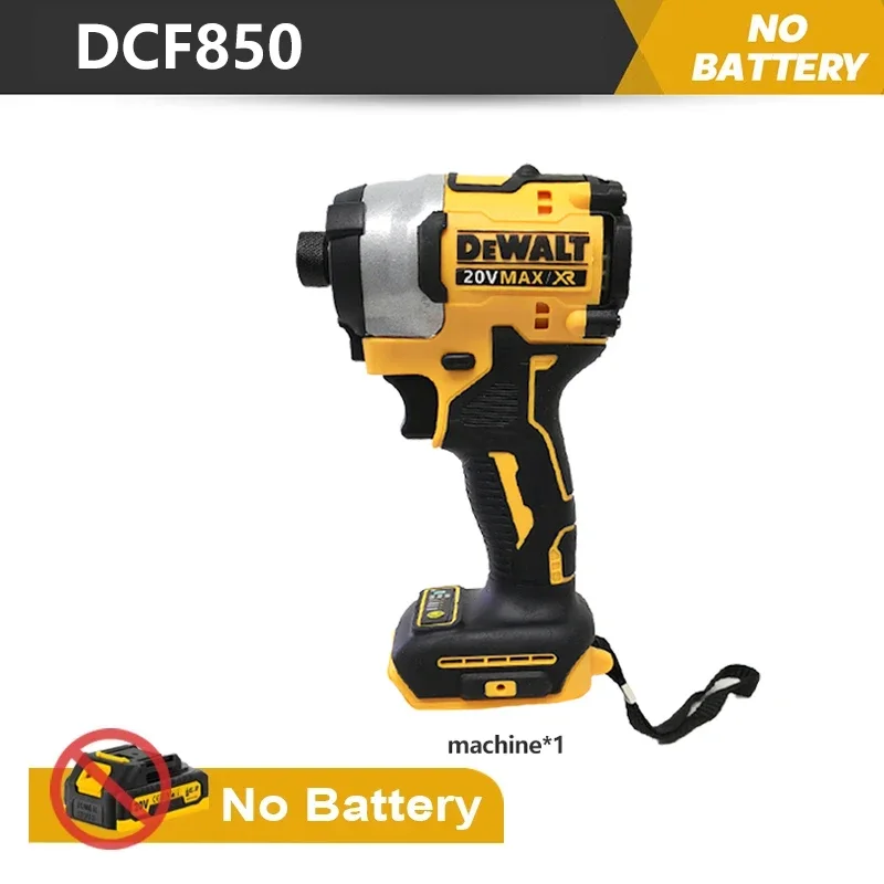 Dewalt DCF850 3250RPM Brushless Impact Driver 205N.m Cordless Screwdriver Electric Impact Drill For Dewalt 20V Battery