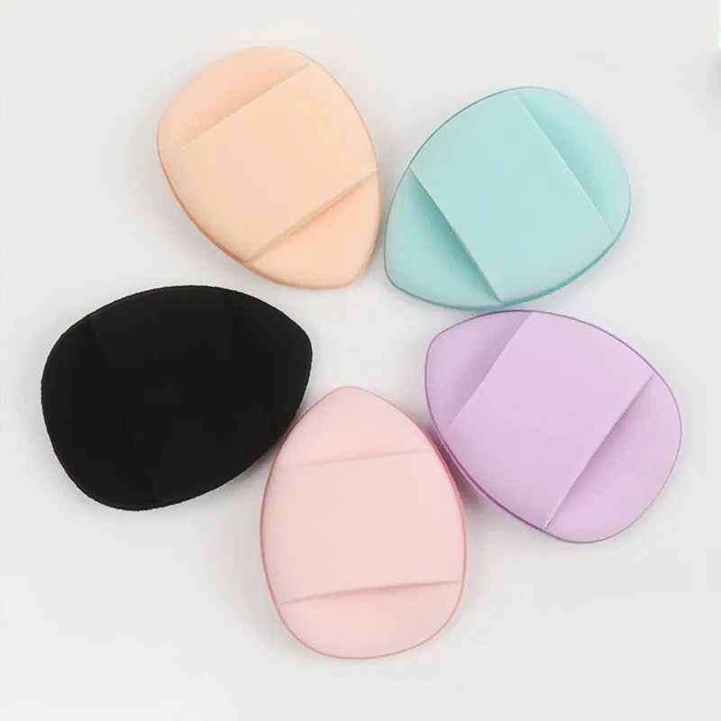Juego de 5 Mini base de esponja para dedos, pequeño cojín de aire, esponja en polvo, corrector facial, crema Bb, aplicador cosmético, herramientas de maquillaje