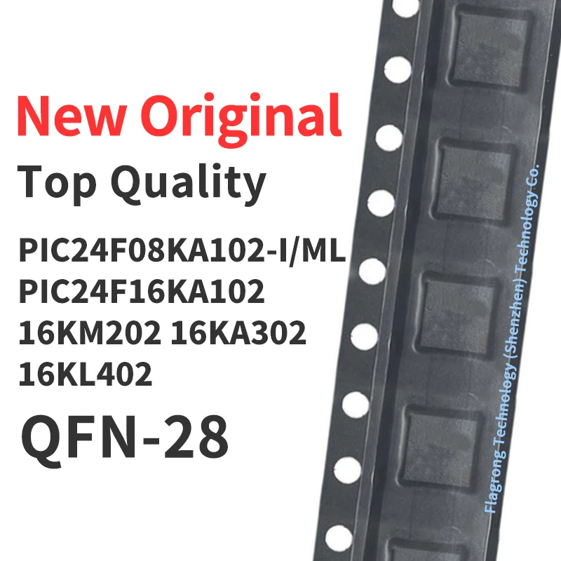 1 Piece PIC24F08KA102 PIC24F16KA102 PIC24F16KM202 PIC24F16KA302 PIC24F16KL402 -I/ML QFN-28 Chip IC New Original