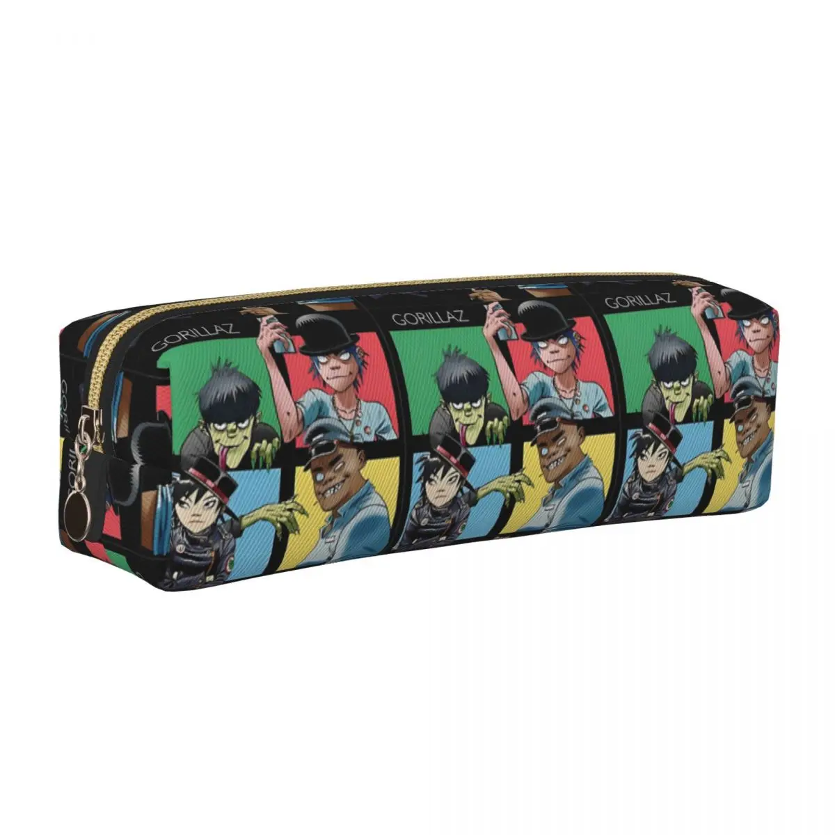 Trend Band Gorillaz Pencil Case Creative Hip Hop Pen Holder Bags for Student Big Capacity Students School Gifts Pencilcases