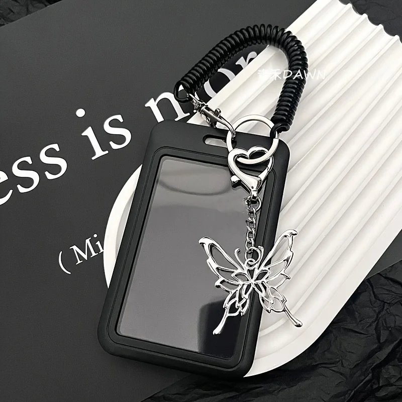Butterfly Photocard Holder 3 inch Photo Sleeve Student Bus ID Card Case Korean Picture Display Idol Photo Frame