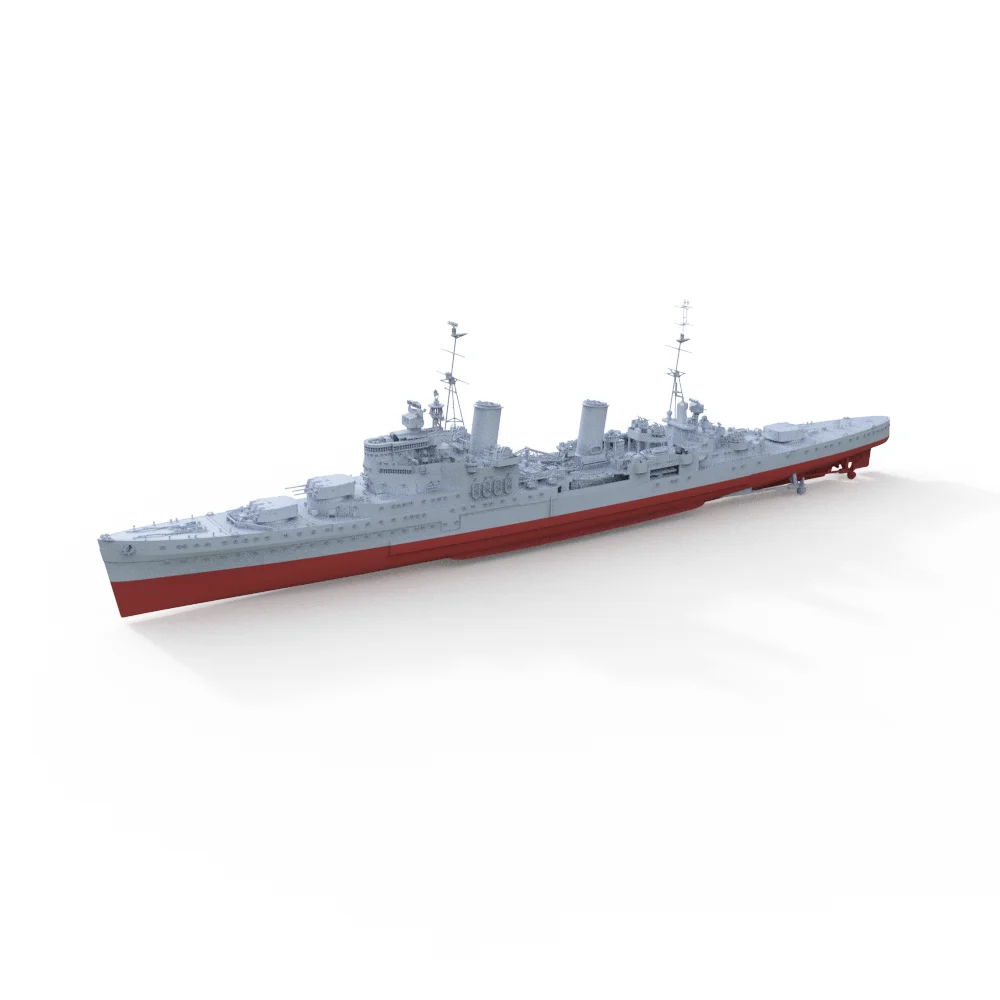 

SSMODEL SSC603-A 1/200 1/144 1/350 1/700 комплект военной модели HMS Liverpool Gloucester Class Light Cruiser миниатюрная статическая модель