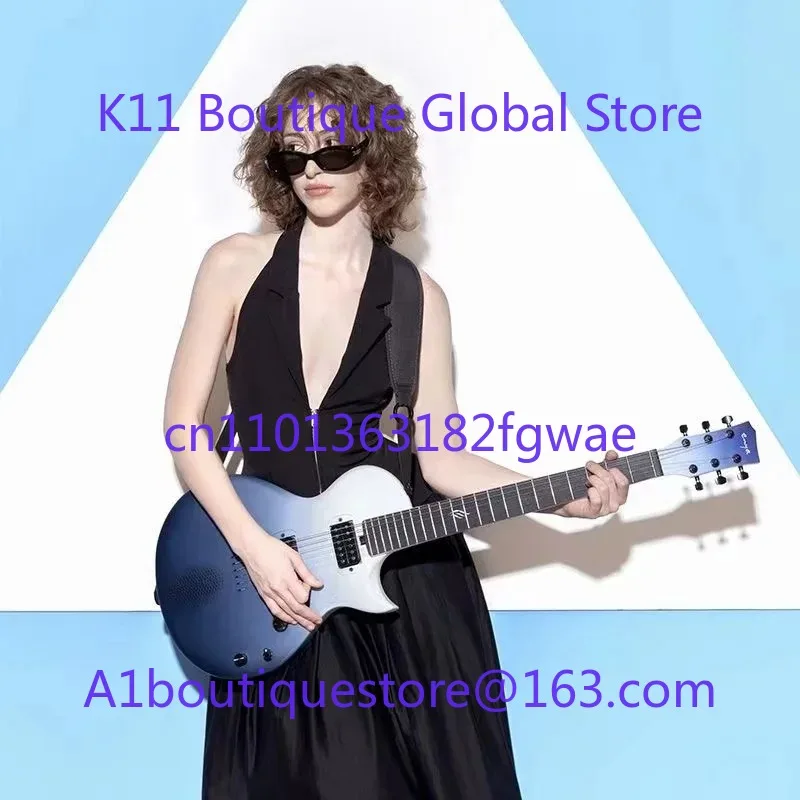 For Nova Go Sonic Carbon Fiber Electric Guitar With Bag For Beginner Adults