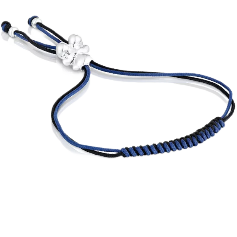 

Бархатный браслет из кривых фламенко — испанский медведь, серебро S925